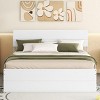 Streamdale Modern Full Bed Frame with Twin Trundle, 2 Drawers - White Gloss & Washed White - 4 of 4