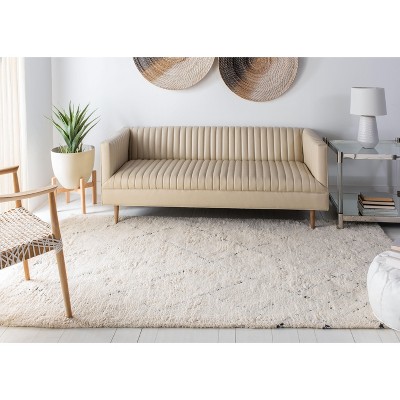 Ivory Elegance 8'x10' Hand-Tufted Moroccan Wool Rug