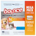Bounce Pet Free Sheets - Unscented - 130ct