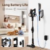 ZAFRO Cordless Vacuum Cleaner, Lightweight Stick Vacuum with Bendable Wand, 40Mins Runtime, 8-in-1 Rechargeable Powerful Suction Vacuum for Home - 2 of 4