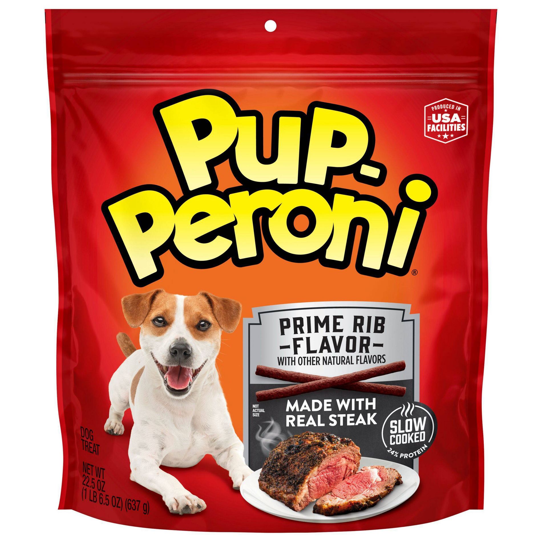 Pup-Peroni Treats Peroni Beef Prime Rib Flavor Chewy Dog Treats - 22.5oz
