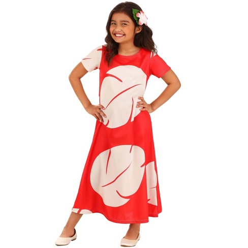 Halloweencostumes Xs Girl Kid s Deluxe Disney Lilo Costume Brown red Target