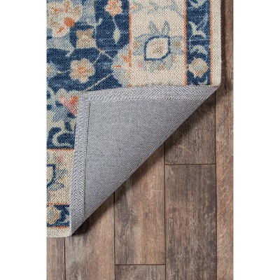Anatolia Navy Tufted Rectangular Wool-Blend Area Rug 5'3" x 7'6"