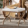 bali & pari Maliyah Seagrass Ottoman Natural Brown - 2 of 4