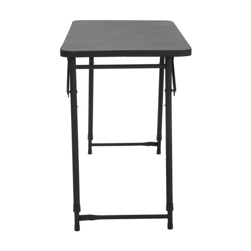 20" X 48" Adjustable Height PVC Top Table Black - Room & Joy, 5 of 13