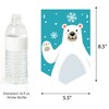Big Dot of Happiness Arctic Polar Animals - Winter Birthday Party Bunting Banner - Birthday Party Decorations - Happy Birthday - 2 of 4