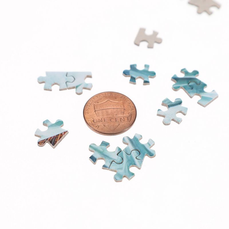 TDC Games World's Smallest Jigsaw Puzzle - Lady Liberty - Measures 4 x 6 inches when assembled - Includes Tweezers, 5 of 10