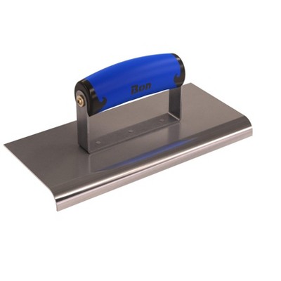 Bon Tool 62-445 Edger - Stainless Steel 6-inch X 6-inch - 3/8-inch Radius X 1/2-inch Lip Comfort Gripd Handle