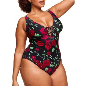 Adore Me Women's Evangeline One Piece Swimwear - 1 of 4