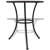 vidaXL Bistro Table Outdoor Side Table Garden Patio Porch Mosaic Table Ceramic - 2 of 4