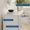 47.2" Fluted Dresser, 6-Drawer Wood Dresser for Bedroom, Modern Chest of Drawers, Storage Organizer Cabinet for Living Room, Hallway, Entryway - 4 of 4