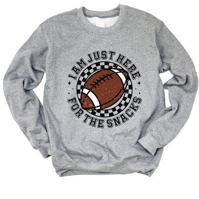 Simply Sage Market Women's Graphic Sweatshirt I Am Just Here For The Snacks