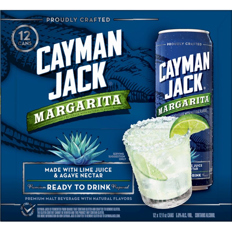 Cayman Jack Margarita - 12pk/12 fl oz Cans, 4 of 8