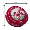 MLB Cincinnati Reds Baseball Circle Plushlete Pillow - 2 of 3