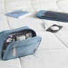 U Brands 8"x5.25" Dual Zip Corduroy Tech Organizer Haze - 2 of 4
