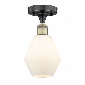 Cindyrella - 1 Light Semi-Flush Mount In Nautiical Style-10.25 Inches Tall and 6 Inches Wide - 1 of 1
