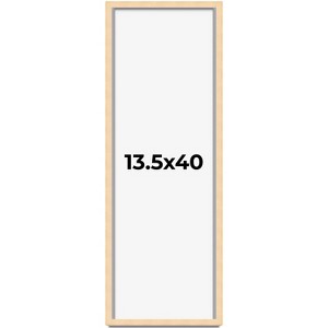 PosterPalooza | Panoramic Classic Modern Yellow Frame - UV Acrylic, Foam Board Backing, Hanging Hardware - 1 of 4