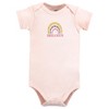 Hudson Baby Infant Girl Cotton Bodysuits, Dreamer Rainbow - 3 of 4