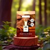 Evair Hanging Car Air Freshener with 100% Essential Oils Fragrance in Glass Bottle with Wooden Diffuser Lid | 10 ml (Sandalwood) Pack of 1 - 2 of 4