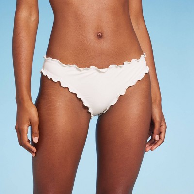 Women's Ruffle Cheeky Bikini Bottom - Shade & Shore™ Multi Ditsy Floral  Print XS