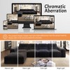 143.7" L-Shaped Sectional Sofa Set with Removable Ottoman, Chaise & Accent Chair - 3 of 4