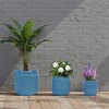 SpassWay 15" Dia Outdoor Indoor Ceramic Planter Pot Decorative Planter with Drainage Hole Patio Flower Pot - 2 of 4