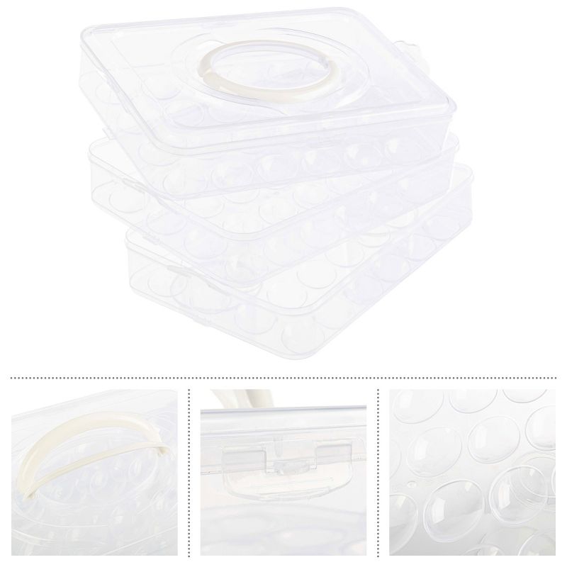 Classic Cuisine 3-Tier Egg Container Holds 72 Eggs, 2 of 10