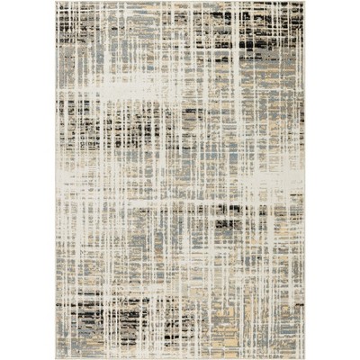 Nourison Washable Decor Modern Distressed Indoor Rug