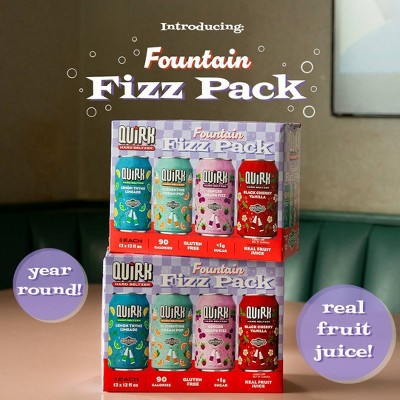 Quirk Fountain Fizz Hard Seltzer - 12pk/12 fl oz Cans