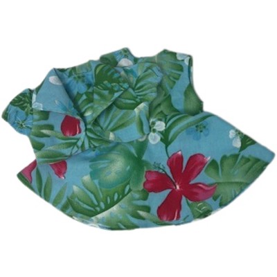 Doll Clothes Superstore Handmade Tropical Flower Print Dress with Jacket for 18-Inch Girl Dolls