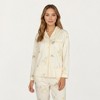 Anna-Kaci Lounge Women's 2-Piece Set Long Sleeve Button Front Top and Relaxed Fit Pants Pajama Set with Moon and Star Print - 2 of 4