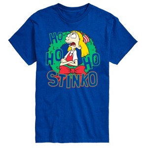 Men's - Hey Arnold! - Ho Ho Ho Stinko Short Sleeve Graphic T-Shirt - 1 of 4