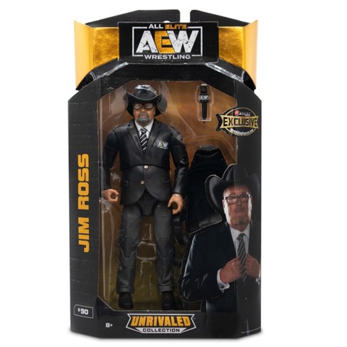 Aew Ringside Exclusive Announcer Jim Ross Action Figure : Target