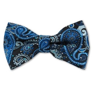 Men's Paisley Color 2.75 W And 4.75 L Inch Pre-Tied adjustable Bow Ties - 1 of 3