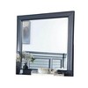 Royal Hampton Dresser Mirror, 40 Inch Rectangular, Slate Blue Solid Wood Frame - 4 of 4