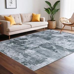 Machine Washable Area Rugs, Abstract Indoor Floor Rugs, Non-Slip Backing Rugs, Low Pile Area Rugs, Living Room, Bedroom, Nursery - 1 of 4