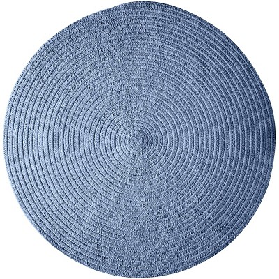 Colonial Mills Spring Meadow Area Rug - Petal Blue 6' round