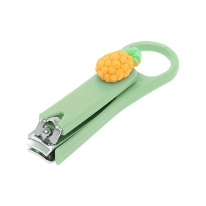 Unique Bargains Cartoon Pineapple Nail Clipper Green 1 Pc - 1 of 4