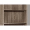 Monarch Specialties Bookshelf Bookcase 6 Tier 72InchH Office Bedroom Laminate Brown Transitional - 4 of 4