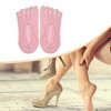 Unique Bargains Invisible Five Fingers Socks Hook Silk Five Toe Socks Mesh Breathable Soft Fashion No Show Socks for Women 3 Pairs - 2 of 4