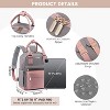 Mini Backpack for Women Stylish Waterproof Backpack Purse with USB Port, Cute Bookbag - 3 of 4