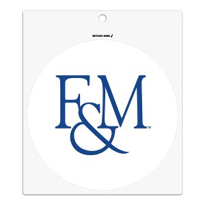 Franklin  Marshall College Secondary Logo Automotive Car Refrigerator Locker Vinyl Circle Magnet - 1 of 4