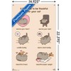 Trends International Pusheen - Thankful Unframed Wall Poster Prints - 3 of 4