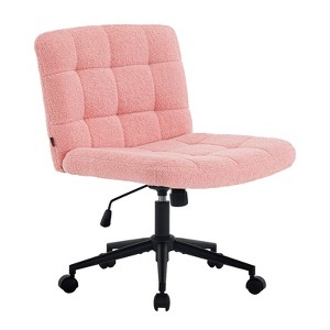 BDELITE Office Desk Chair with Wheels with Lumbar Support, Adjustable Height for Home Office Study Room-25*23.7*37.6 inch - 1 of 4