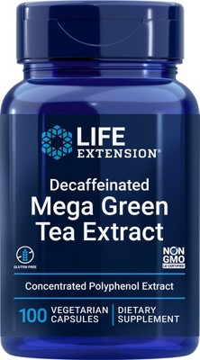 Mega Green Tea Extract (Decaffeinated) by Life Extension  -  100 VegCap