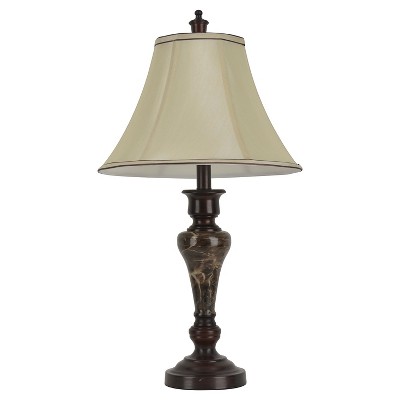 25" x 34" Marble Table Lamp Bronze - J.Hunt