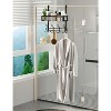 LunaLulinlk Over The Door Hooks Organizer Storage - Over The Door Hanger for Coat Rack with 12 Hooks，Over Door Storage - 3 of 4
