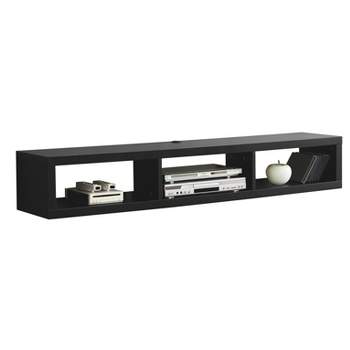 Shallow Wall Mounted A/V Console TV Stand for TVs up to 60" - Martin Furniture