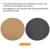 Unique Bargains Home Garden Round Plastic Absorbent Waterproof Cork Plant Mats Pad Pot Coaster 3 Pcs - 4 of 4