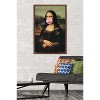 Trends International Reinders - Mona Lisa Bubble Gum Framed Wall Poster Prints - 2 of 4